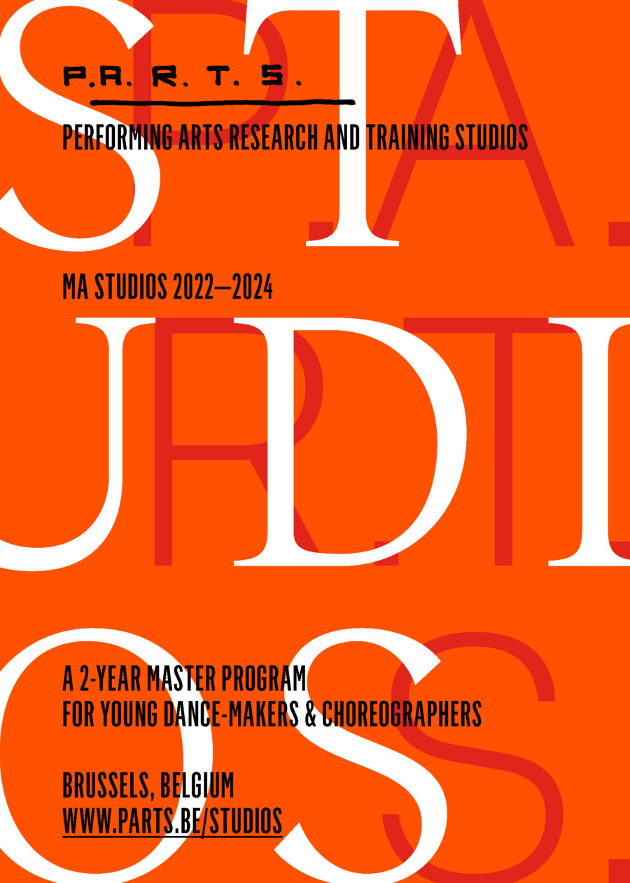 PARTS STUDIOS Flyer 2022 beeld PARTS STUDIOS Flyer 2022 beeld